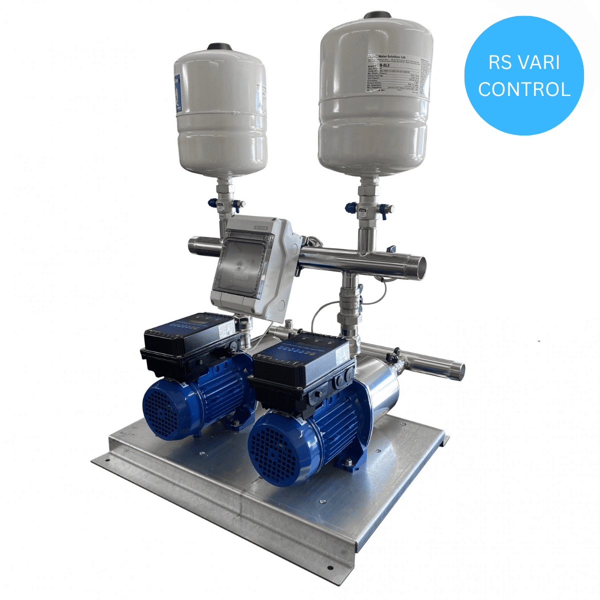 NT Cloke Pumps and Water UK Products (2) Twin Variable Speed Booster Set – 320L/Min @ 3.5 Bar