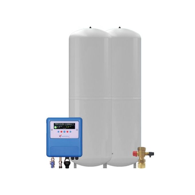 101002 Mikrofill Mikropro 1000/2 Pressurisation Set - With 2 X 500 Litre Vessels - Service Valve Included
